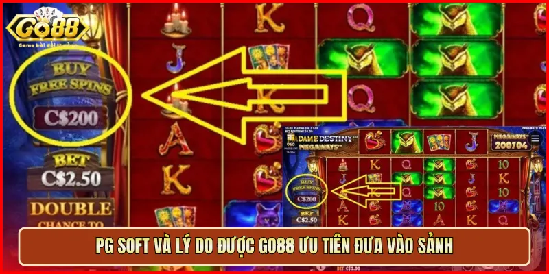 PG Soft và lý do được Go88 ưu tiên đưa vào sảnh