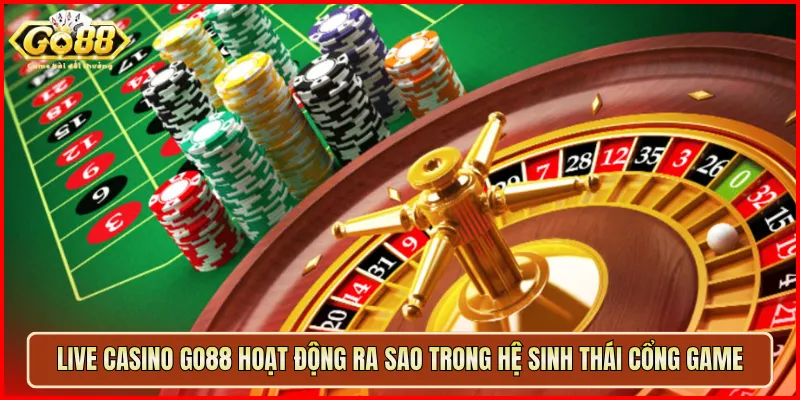 Live Casino Go88 hoạt động ra sao trong hệ sinh thái cổng game