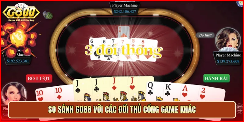 So sánh Go88 với các đối thủ cổng game khác