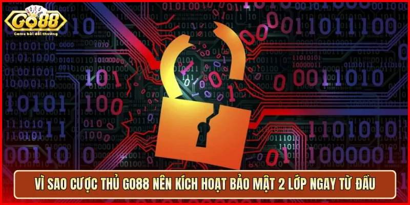 Vì sao cược thủ Go88 nên kích hoạt bảo mật 2 lớp ngay từ đầu