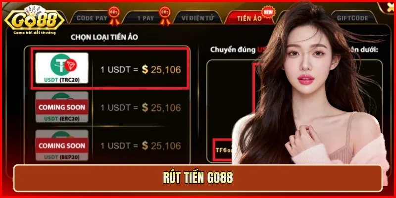 Rút tiền Go88