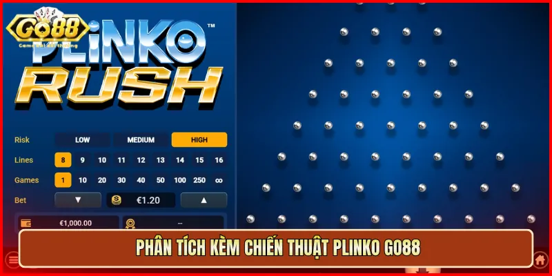 Phân tích kèm chiến thuật Plinko Go88